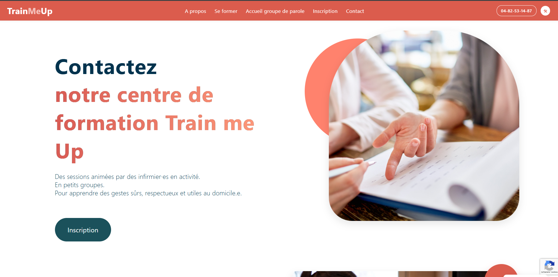 Train Me Up : site de formation avec blocs ACF et animations